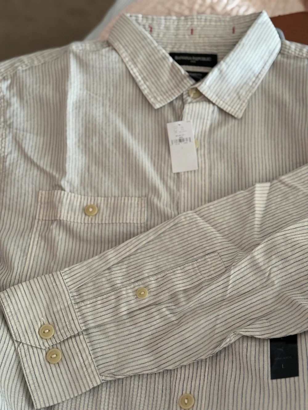 Men's Long Sleeve Button Down Shirt NWT